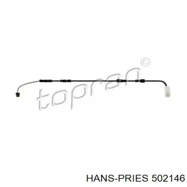 502146 Hans Pries (Topran) датчик износа тормозных колодок передний