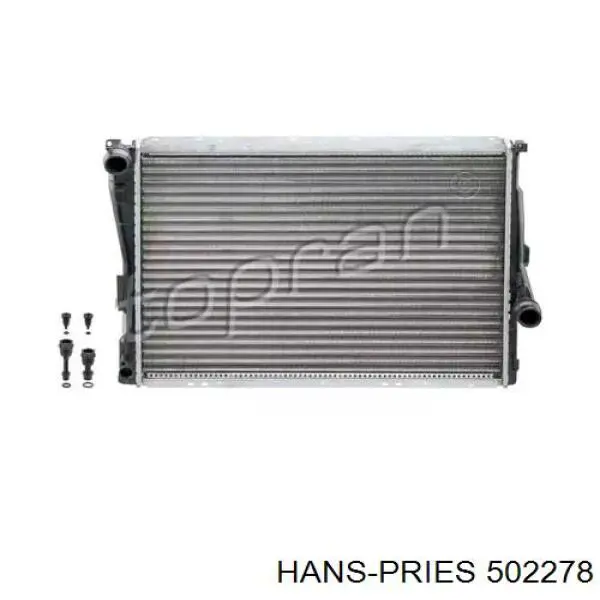 Радиатор 502278 Hans Pries (Topran)