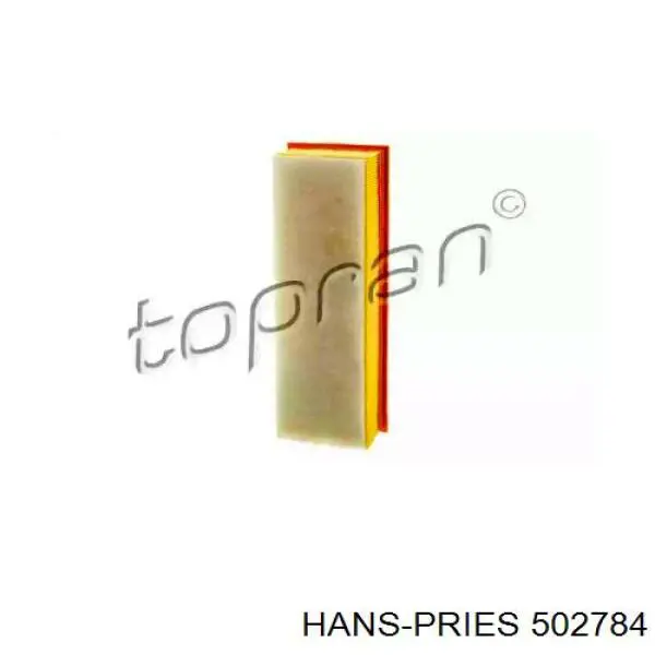 Воздушный фильтр 502784 Hans Pries (Topran)