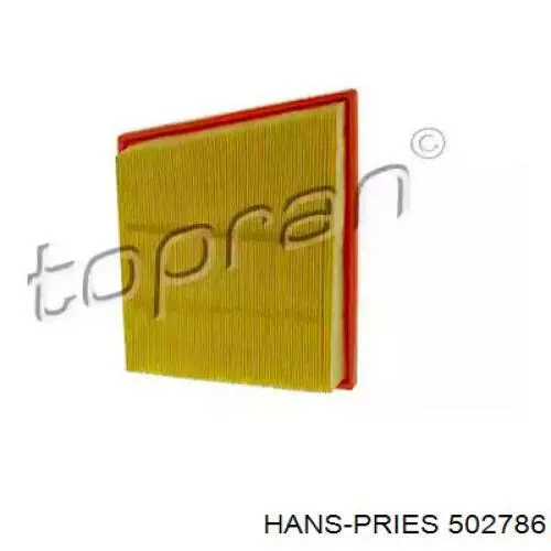 Воздушный фильтр 502786 Hans Pries (Topran)