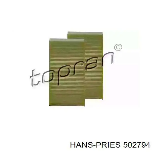 Фильтр салона 502794 Hans Pries (Topran)