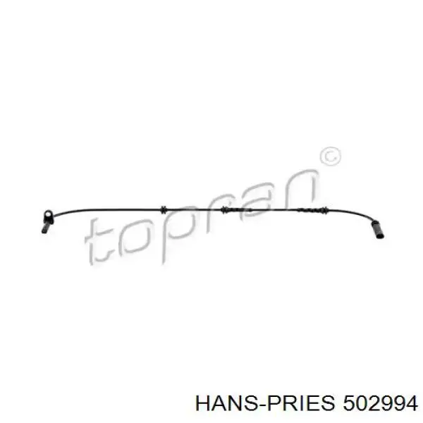 502994 Hans Pries (Topran) sensor abs traseiro