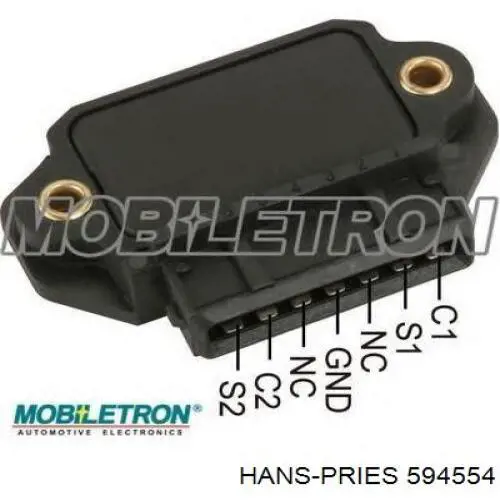 Коммутатор системы зажигания 594554 HANS PRIES
