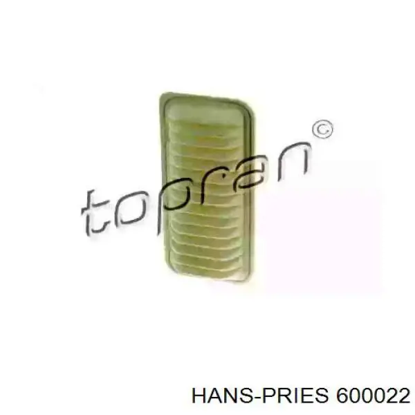 Воздушный фильтр 600022 Hans Pries (Topran)