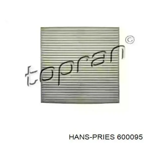 Фильтр салона 600095 Hans Pries (Topran)