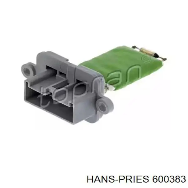 600383 Hans Pries (Topran) резистор (сопротивление вентилятора печки (отопителя салона))