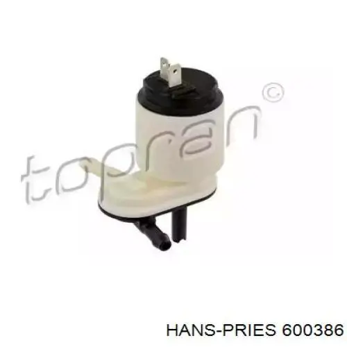 600 386 Hans Pries (Topran) насос-мотор омывателя стекла переднего/заднего