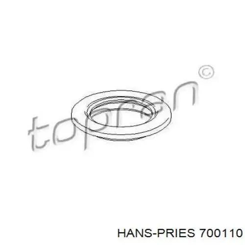 Подшипник опорный амортизатора переднего 700110 Hans Pries (Topran)