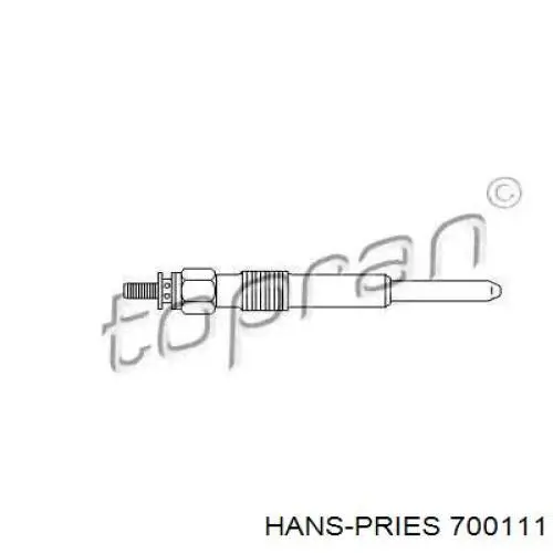 Свечи накала 700111 Hans Pries (Topran)