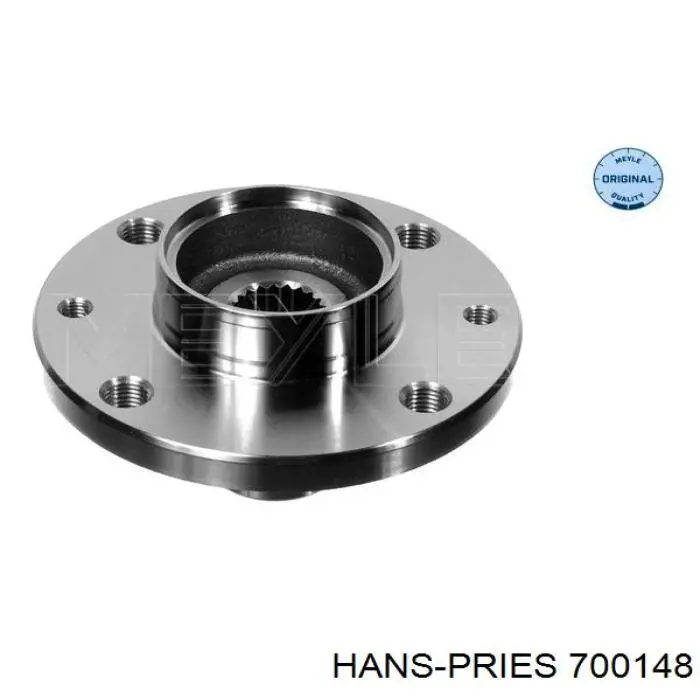 Cubo de rueda delantero 700148 Hans Pries (Topran)