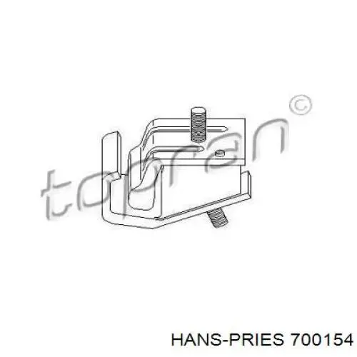 700 154 Hans Pries (Topran) подушка (опора двигателя левая передняя)