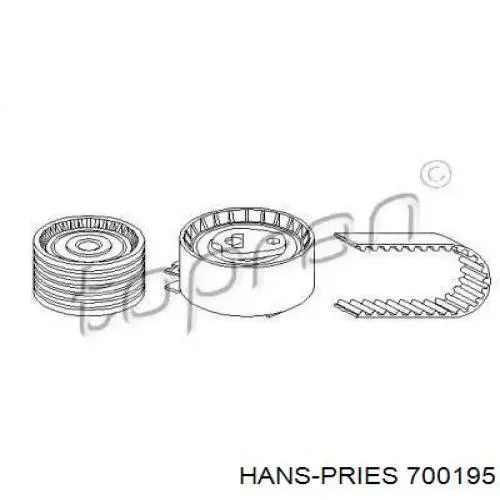 Комплект ремня ГРМ 700195 Hans Pries (Topran)