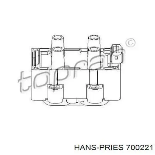 Катушка зажигания 700221 Hans Pries (Topran)