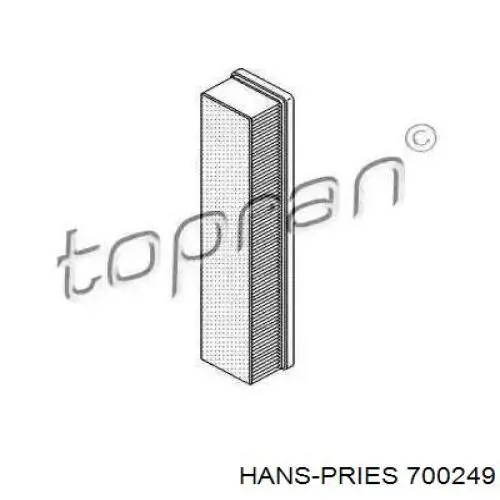 Воздушный фильтр 700249 Hans Pries (Topran)