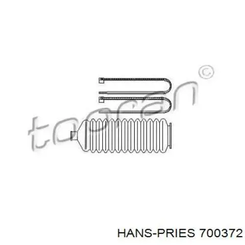 Пыльник рулевой рейки 700372 Hans Pries (Topran)