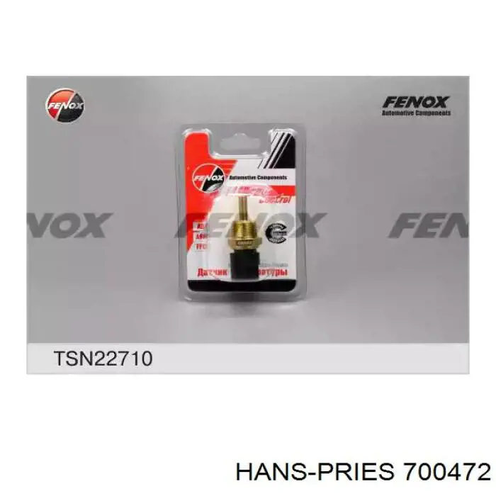Купить 700472 Hans Pries (Topran) Датчик температуры охл.жидкости, на прибор