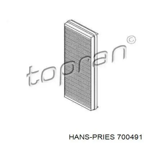 Фильтр салона 700491 Hans Pries (Topran)