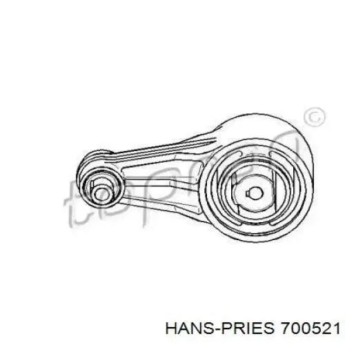 Задняя опора двигателя 700521 Hans Pries (Topran)