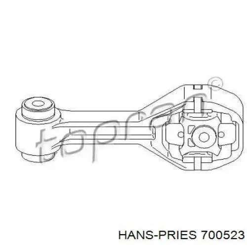 Задняя опора двигателя 700523 Hans Pries (Topran)