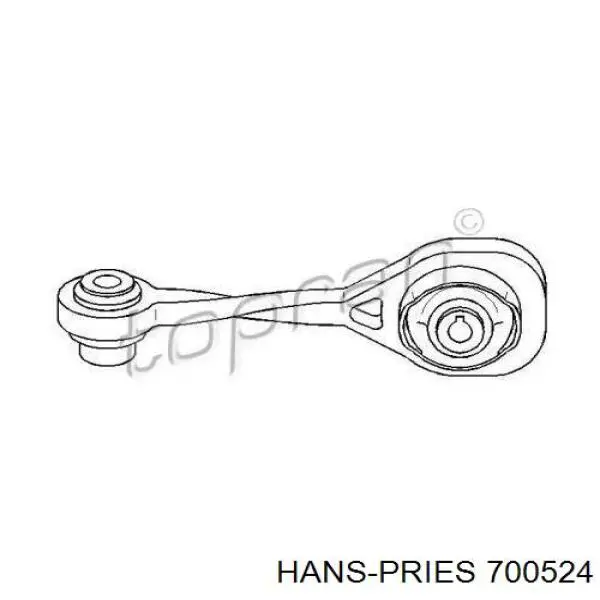 Задняя опора двигателя 700524 Hans Pries (Topran)