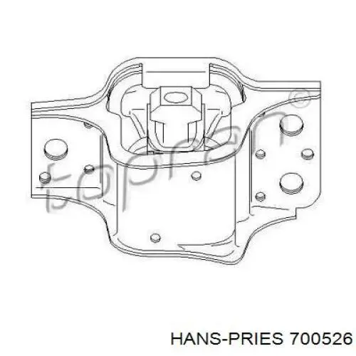 Подушка двигателя 700526 Hans Pries (Topran)