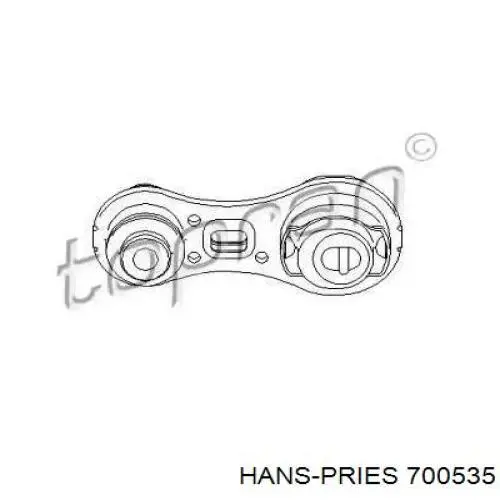 700535 Hans Pries (Topran) подушка (опора двигателя правая верхняя)