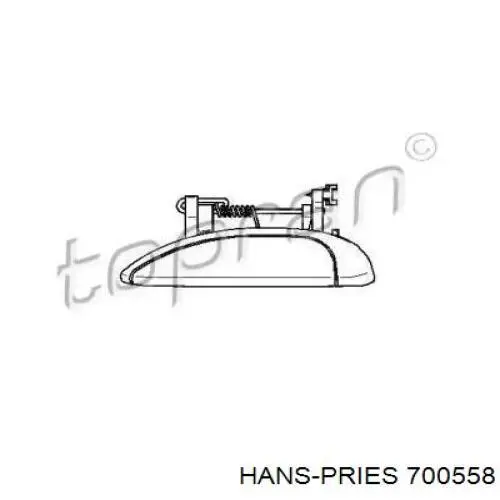 Ручка двери левой наружная передняя/задняя HANS PRIES 700558