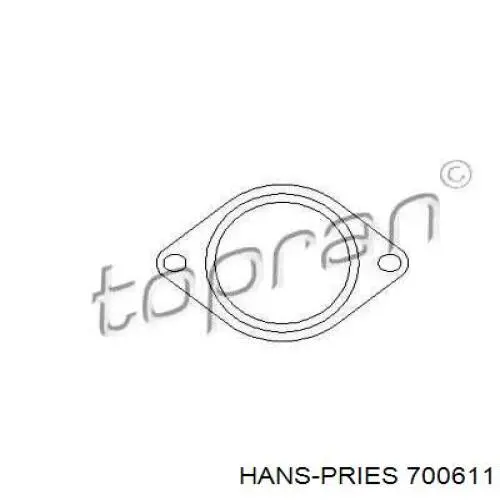 Прокладка глушителя 700611 Hans Pries (Topran)