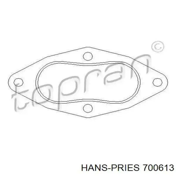 Vedante de tubo de admissão do silenciador Hans Pries (Topran) 700613 preço, a partir de 5,05 USD