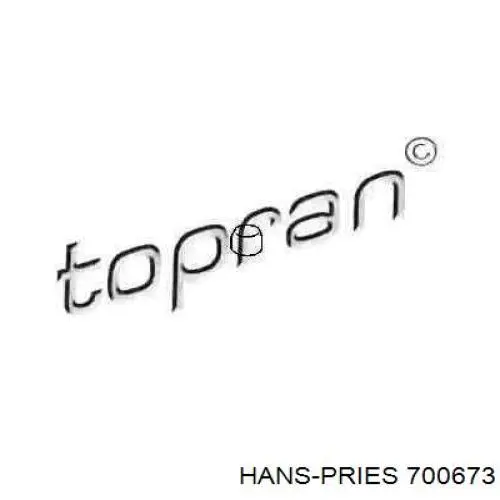 700673 Hans Pries (Topran) втулка оси вилки сцепления