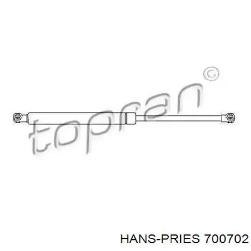 Амортизатор багажника 700702 Hans Pries (Topran)