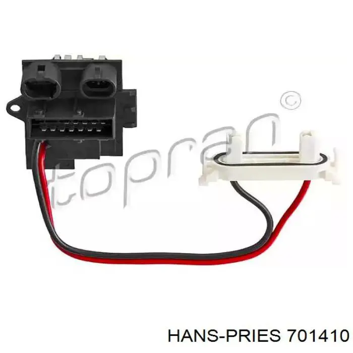 701410 Hans Pries (Topran) resistor (resistência de ventilador de forno (de aquecedor de salão))