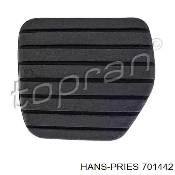 701442 Hans Pries (Topran) placa sobreposta de pedal do freio