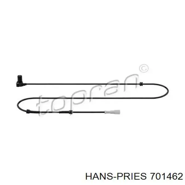 Датчик АБС (ABS) задний правый 701462 Hans Pries (Topran)