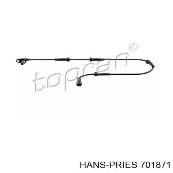 701 871 Hans Pries (Topran) sensor abs traseiro