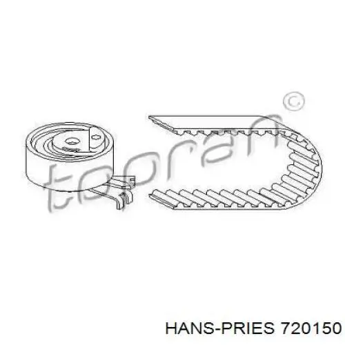 720150 Hans Pries (Topran) комплект грм