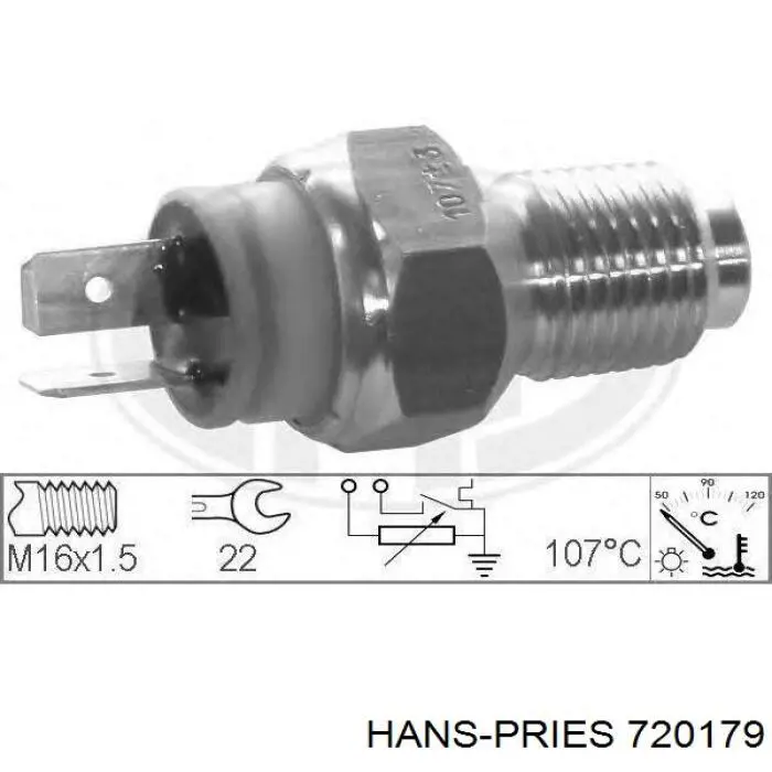 720179 Hans Pries (Topran) Термовыключатель