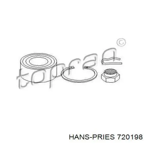 Подшипник ступицы 720198 Hans Pries (Topran)