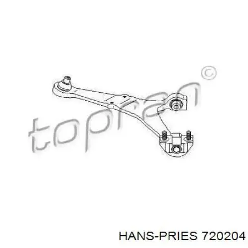 Рычаг передней подвески нижний левый 720204 Hans Pries (Topran)