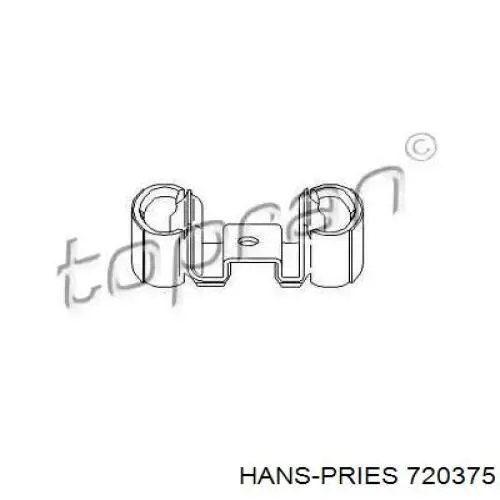 Подушка (опора) двигателя правая верхняя 720375 Hans Pries (Topran)