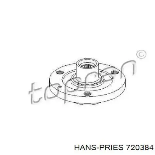 Ступица передняя 720384 Hans Pries (Topran)