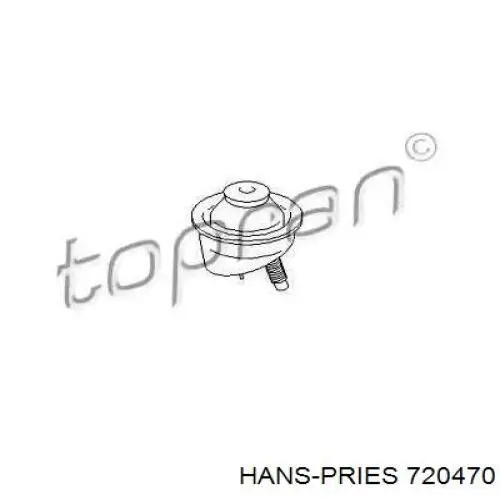 Подушка (опора) двигателя правая задняя 720470 Hans Pries (Topran)