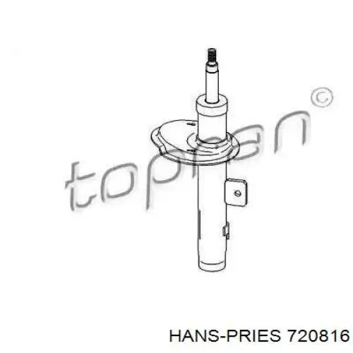 720 816 Hans Pries (Topran) amortecedor dianteiro esquerdo