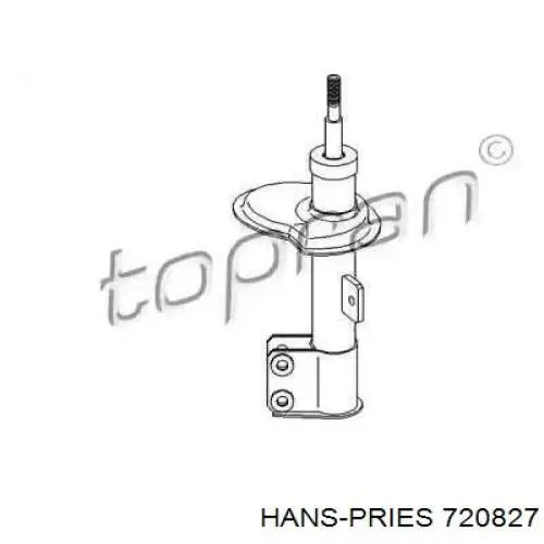 Амортизатор передний левый 720827 Hans Pries (Topran)