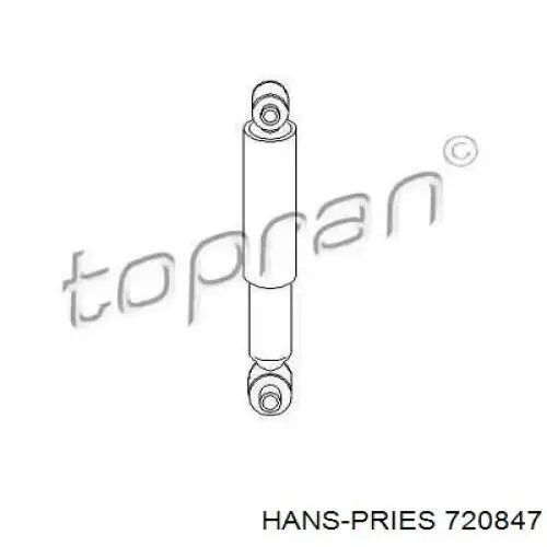 Амортизатор задний 720847 Hans Pries (Topran)