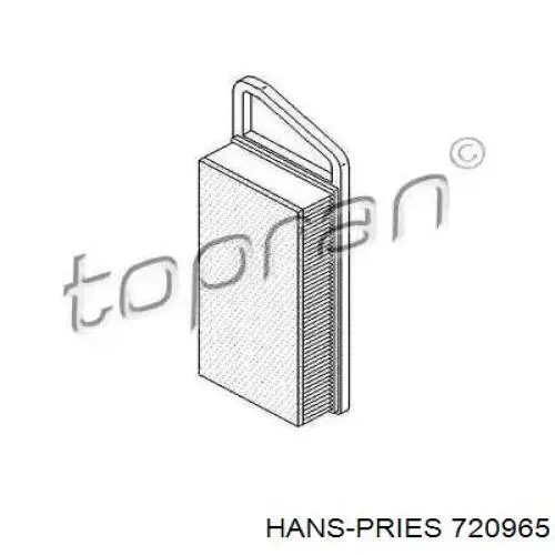 Воздушный фильтр 720965 Hans Pries (Topran)