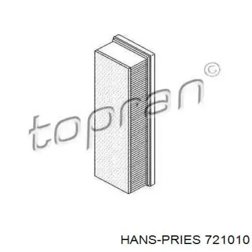 Воздушный фильтр 721010 Hans Pries (Topran)