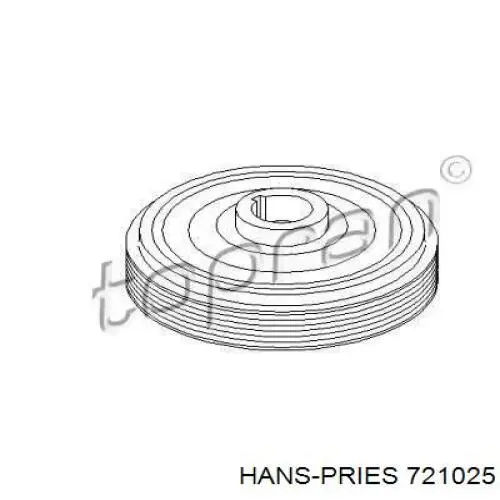 Шкив коленвала 721025 Hans Pries (Topran)