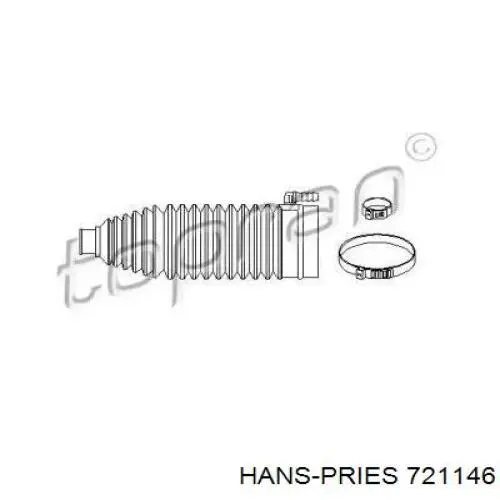 Пыльник рулевой рейки 721146 Hans Pries (Topran)