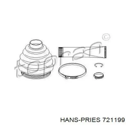 Пыльник ШРУСа наружный 721199 Hans Pries (Topran)